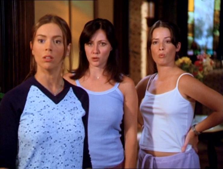 Phoebe (Alyssa Milano, Prue (Shannen Doherty) et Piper (Holly Marie Combs)