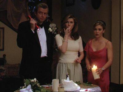 Victor, Patty, Phoebe au mariage de Piper