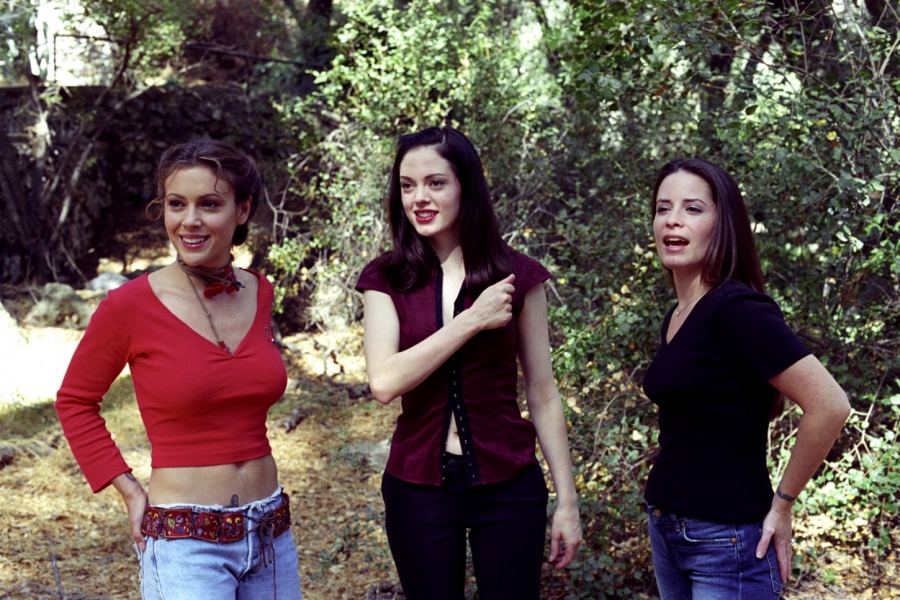 Phoebe (Alyssa Milano), Paige (Rose McGowan) et Piper (Holly Marie Combs)