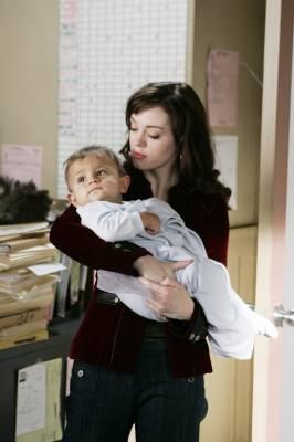 Paige avec un bébé